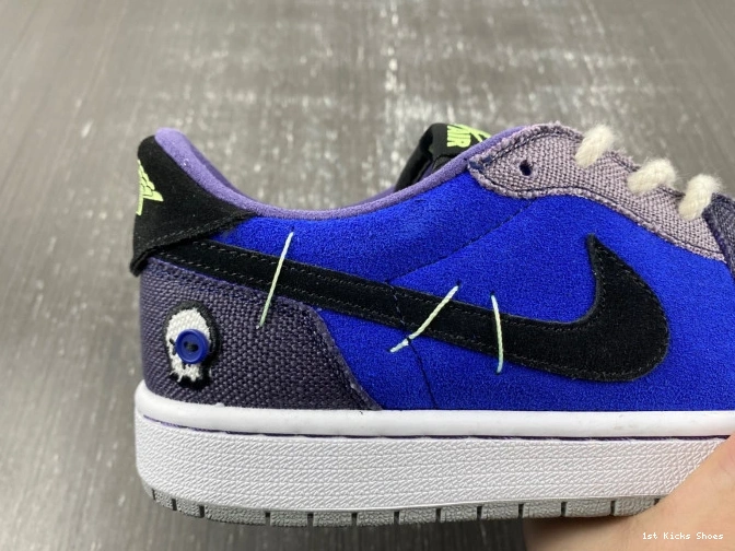 1st Kicks Shoes Williamson Voodoo Retro 1 Low Zion OG DZ7292- 737 Jordan AllSeason 1107